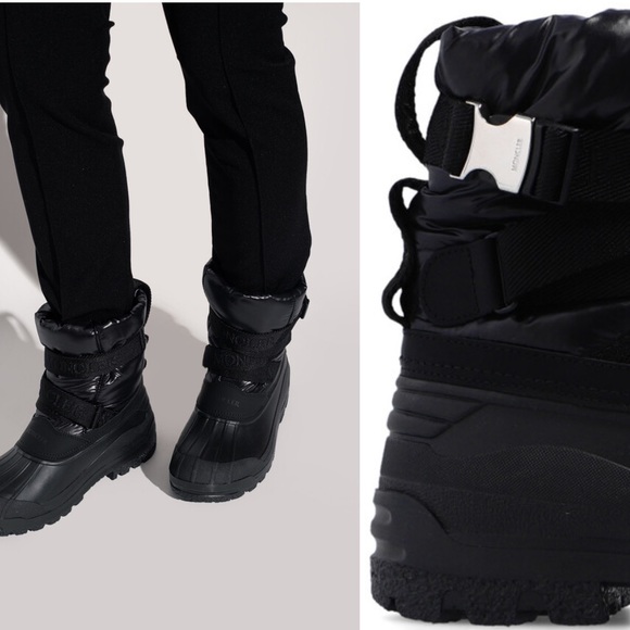 MONCLER, Summus Webbing-Trimmed Nylon and Rubber Snow Boots, Size 40 - Picture 1 of 11